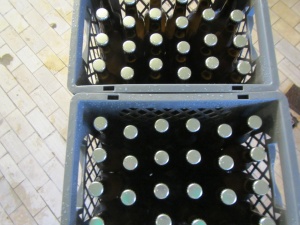 Abgefüllte Flaschen